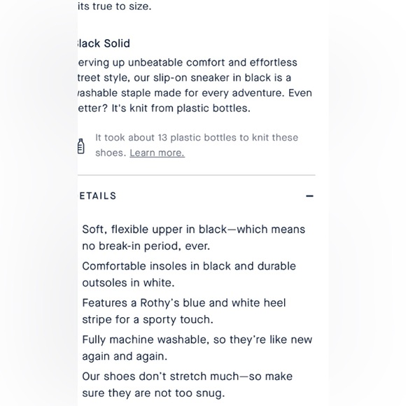 Rothy’s The Original Slip On Sneakers Size 12 - Picture 13 of 14